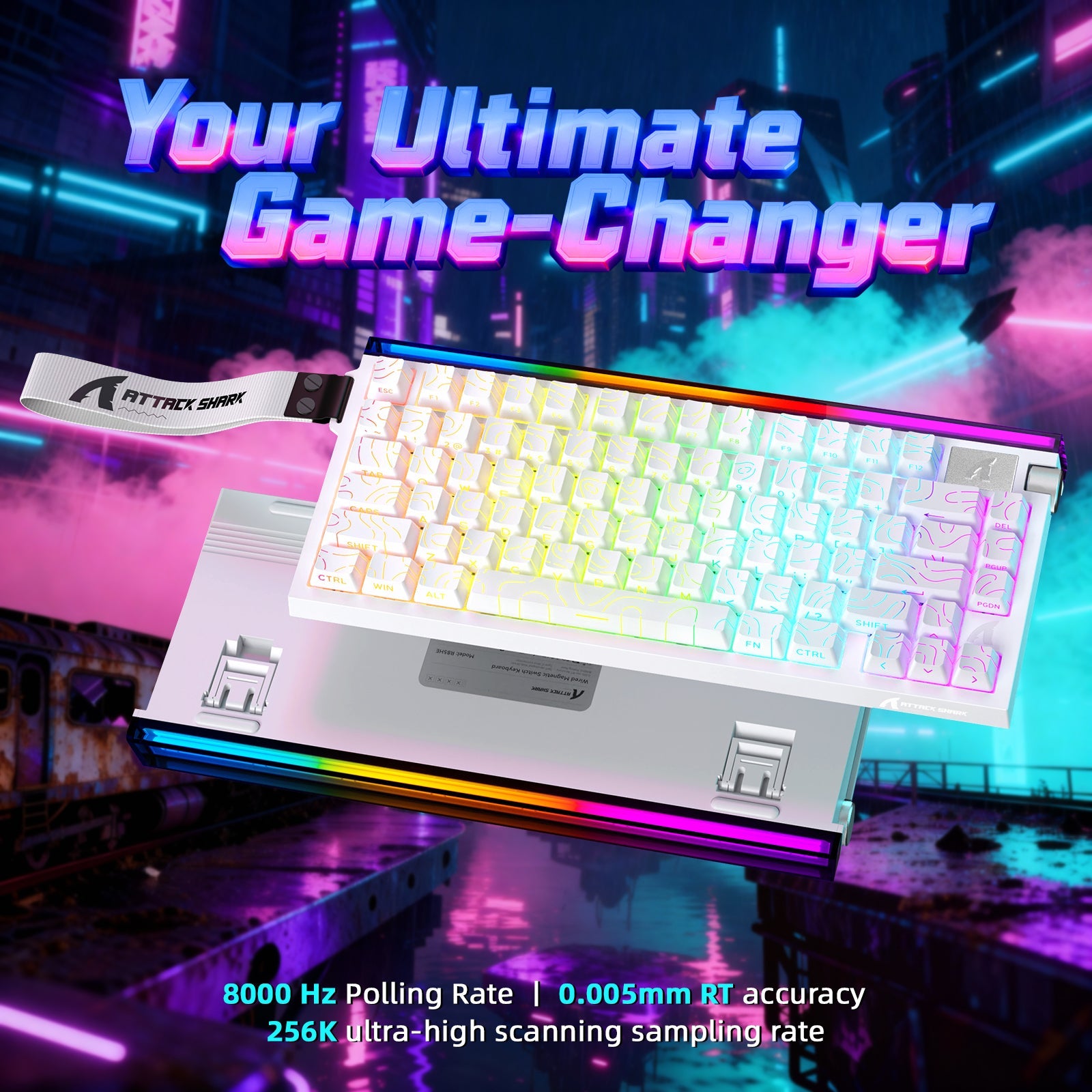 ATTACK SHARK R85 HE Rapid Trigger Keyboard