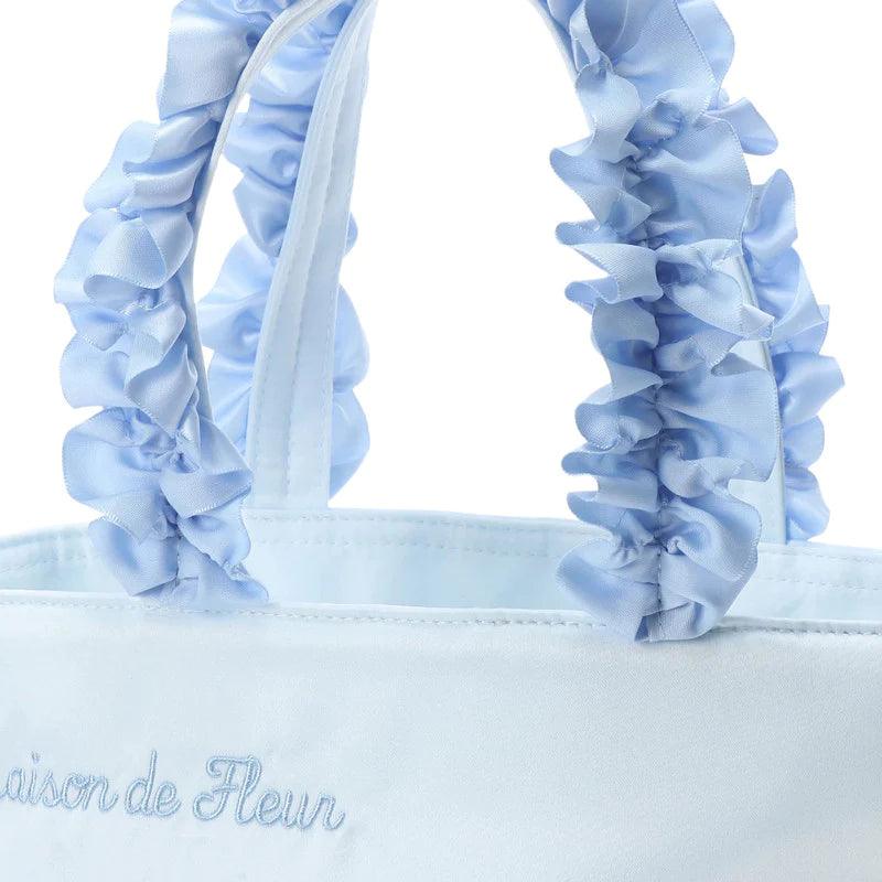 Maison De Fleur x Sanrio - Cinnamoroll Ruffle Tote Bag - Bear Hugs