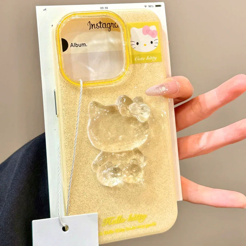 Hello Kitty Crystal Stardust Case (For iPhone)
