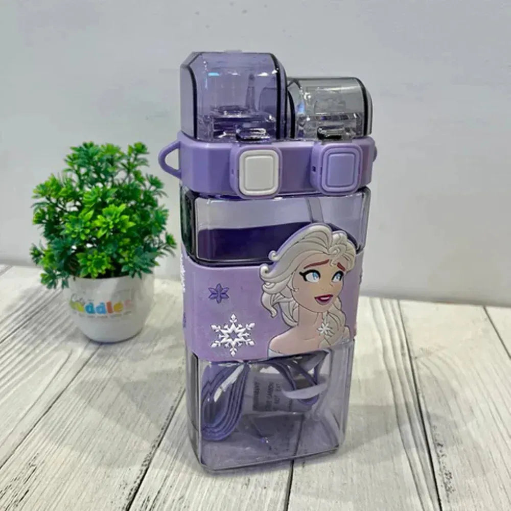 2 in 1 Disney Character Water Bottle (520 ml)