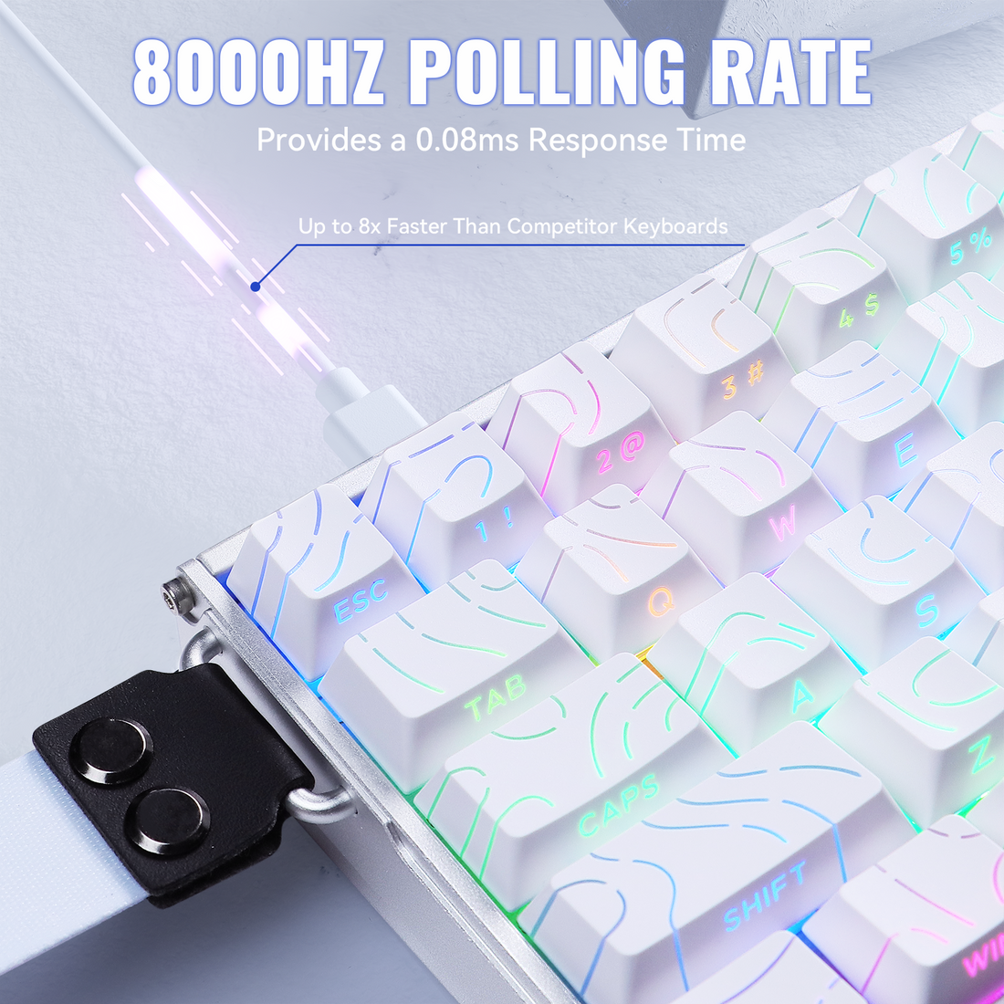 ATTACK SHARK X68 MAX HE Magnetic Aluminum Keyboard