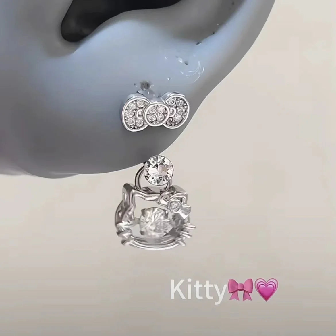 HelloKitty Starry-Eyed Dangle Earrings - Bear Hugs