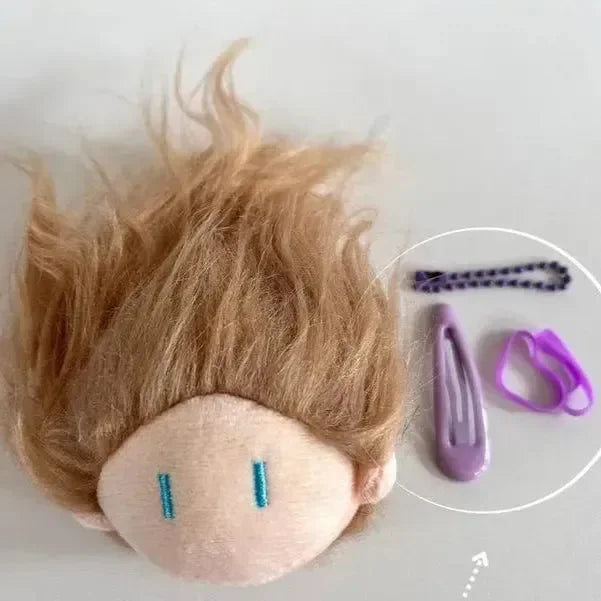 Wiggly Wonders Doll Head Keychain