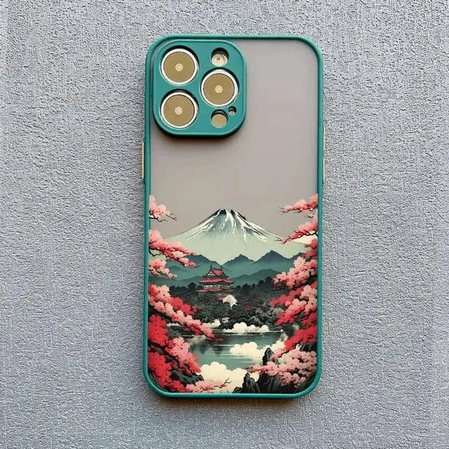 3D Art Japanese Aesthetic Landscape Case (For iPhones) - Bear Hugs