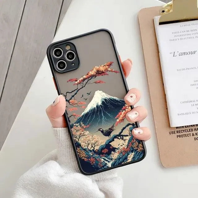 3D Art Japanese Aesthetic Landscape Case (For iPhones) - Bear Hugs