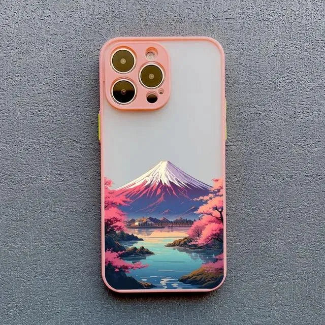 3D Art Japanese Aesthetic Landscape Case (For iPhones) - Bear Hugs