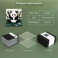 3D Art Rip Away Panda Memo Calendar - Bear Hugs