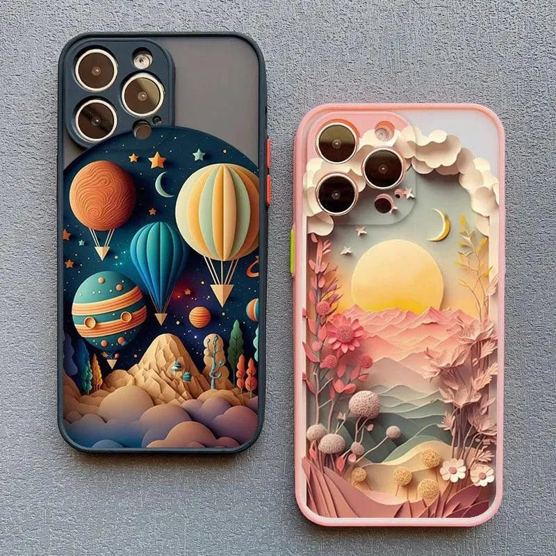 3D Beautiful Landscape Art Case (For iPhones) - Bear Hugs