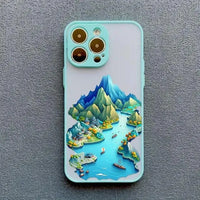 3D Beautiful Landscape Art Case (For iPhones) - Bear Hugs