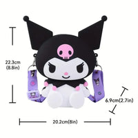 3D Cartoon Mini Crossbody Bag - Bear Hugs