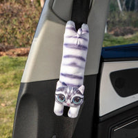 3D Cat & Dog Headrest Cushions with Seatbelt Covers - Bear Hugs