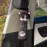 3D Cat & Dog Headrest Cushions with Seatbelt Covers - Bear Hugs