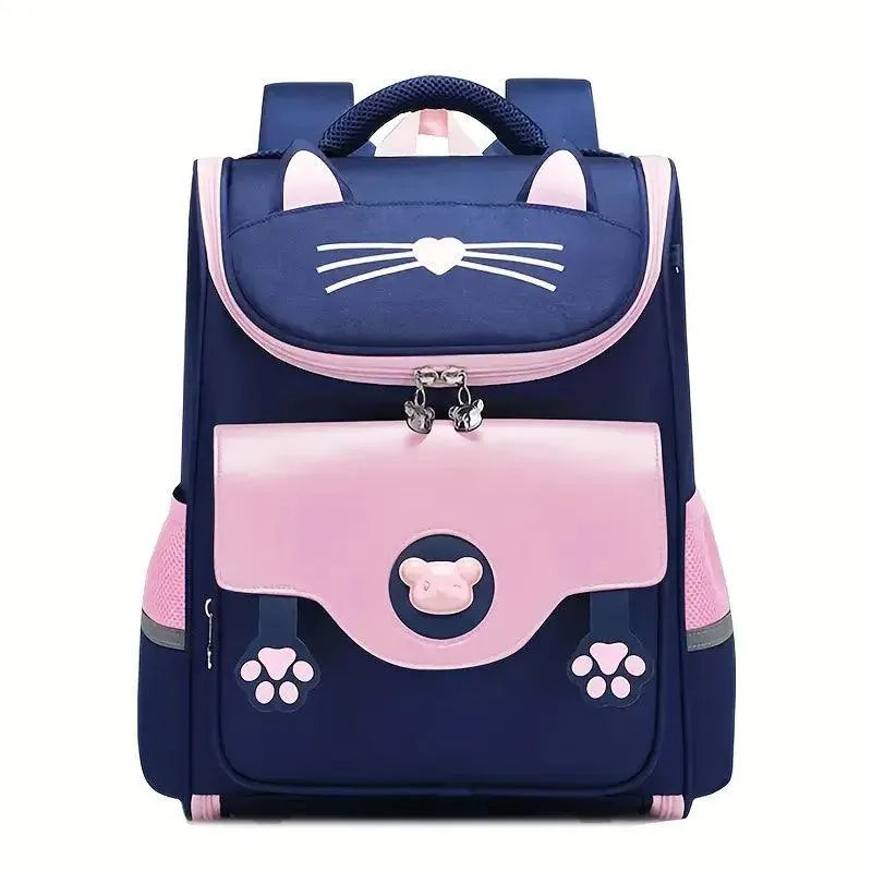 3D Cat Themed Burden Reducing Waterproof Backpack - Bear Hugs