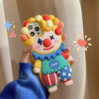 3D Clown Phone Case (For iPhones) - Bear Hugs