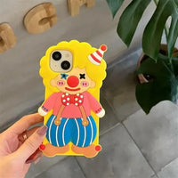 3D Clown Phone Case (For iPhones) - Bear Hugs