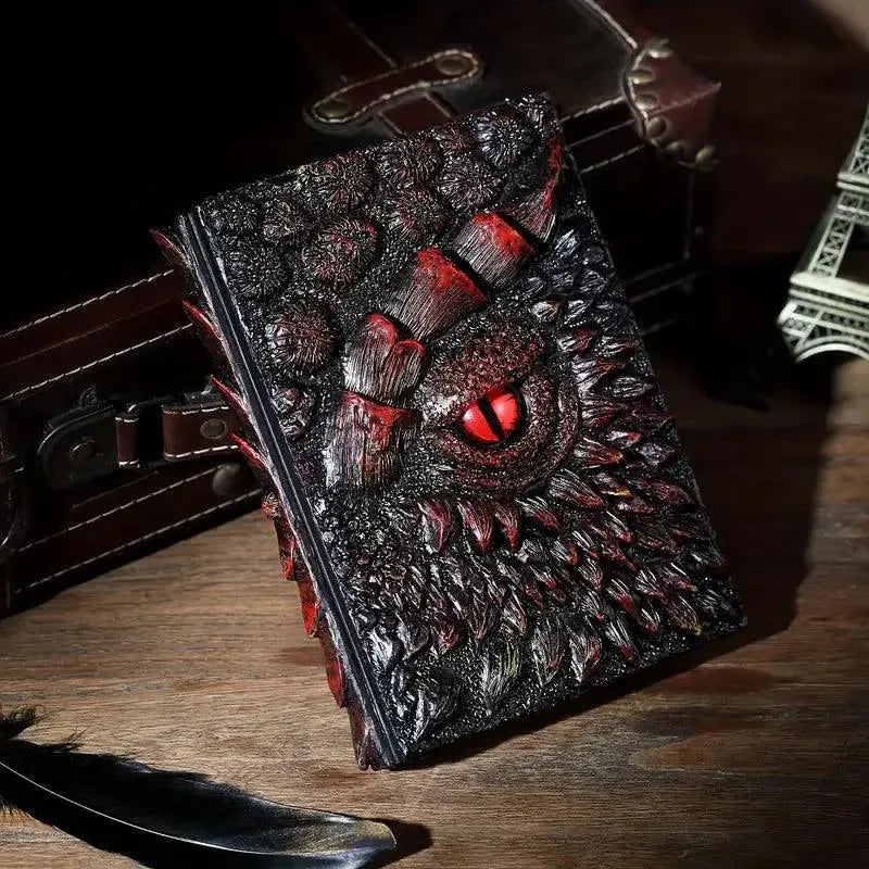 3D Dragon Eye Embossed Journal - Bear Hugs