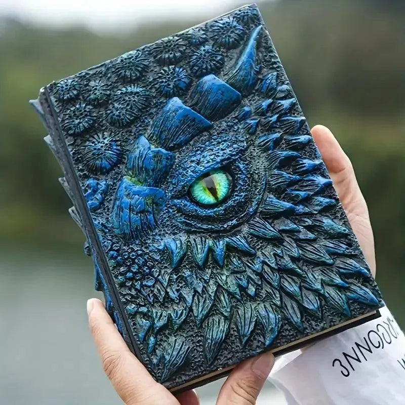 3D Dragon Eye Embossed Journal - Bear Hugs