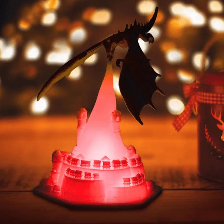 3D Flying Dragon and Castle Night Lamp - Bear Hugs