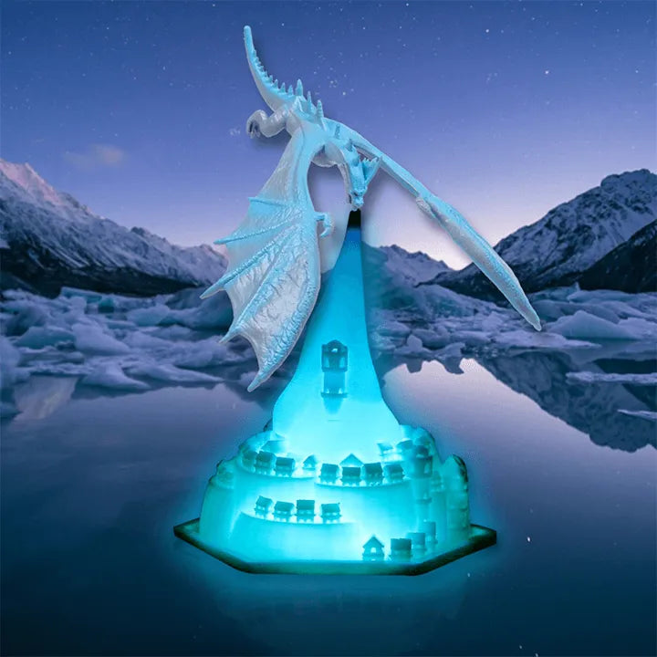 3D Flying Dragon and Castle Night Lamp - Bear Hugs