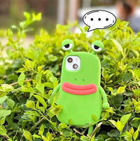 3D Frog Shaped Phone Case (For iPhones) - Bear Hugs