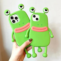 3D Frog Shaped Phone Case (For iPhones) - Bear Hugs