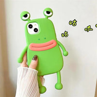 3D Frog Shaped Phone Case (For iPhones) - Bear Hugs