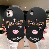 3D Funny Thug Face Phone Case (For iPhones) - Bear Hugs