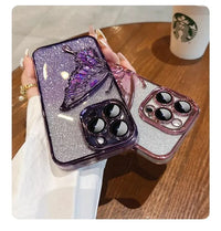 3D Glitter Butterfly Quicksand Case (For iPhone) - Bear Hugs