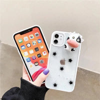 3D Glowing Cow Light On Case (For iPhones) - Bear Hugs