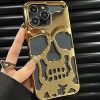 3D Hollow Skull Phone Case (For iPhones) - Bear Hugs