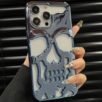 3D Hollow Skull Phone Case (For iPhones) - Bear Hugs