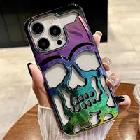 3D Hollow Skull Phone Case (For iPhones) - Bear Hugs