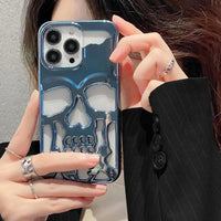 3D Hollow Skull Phone Case (For iPhones) - Bear Hugs