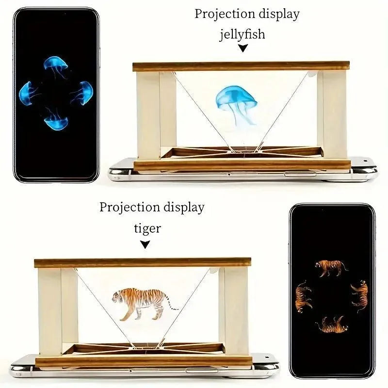 3D Holographic Phone Projector - Bear Hugs