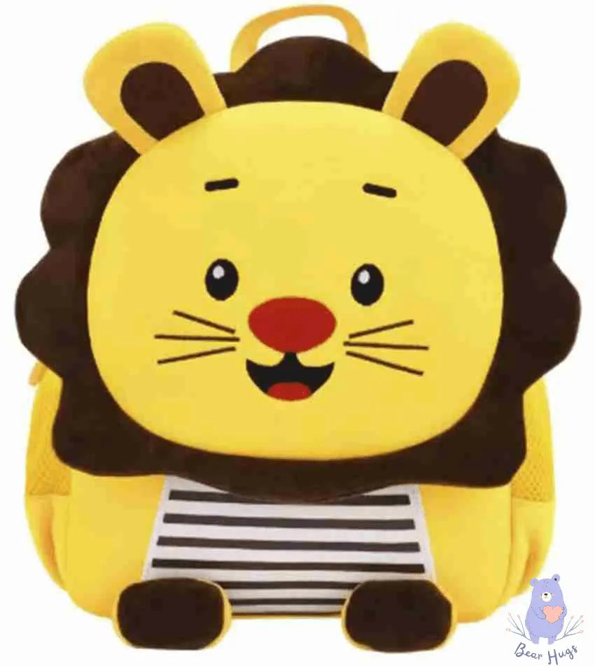 3D Lion Cub Kindergarten Kids Backpack 1-6 Years - Bear Hugs