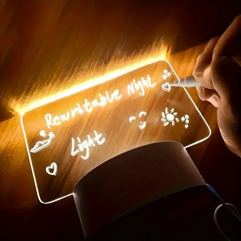 3D Luminous Glow Noteboard (Mono and Colour Options) - Bear Hugs