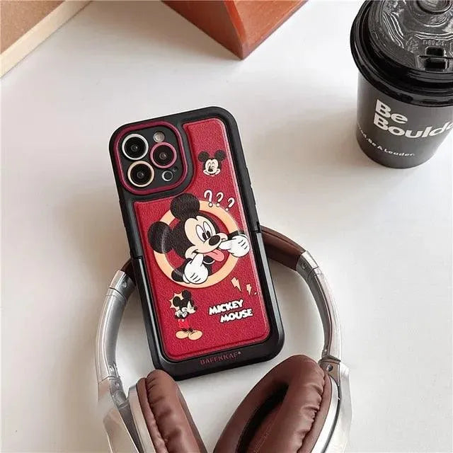 3D Mickey Donald Case with Stand for All iPhone Models - Bear Hugs