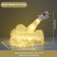 3D Mini Rocket Night Lamp - Bear Hugs