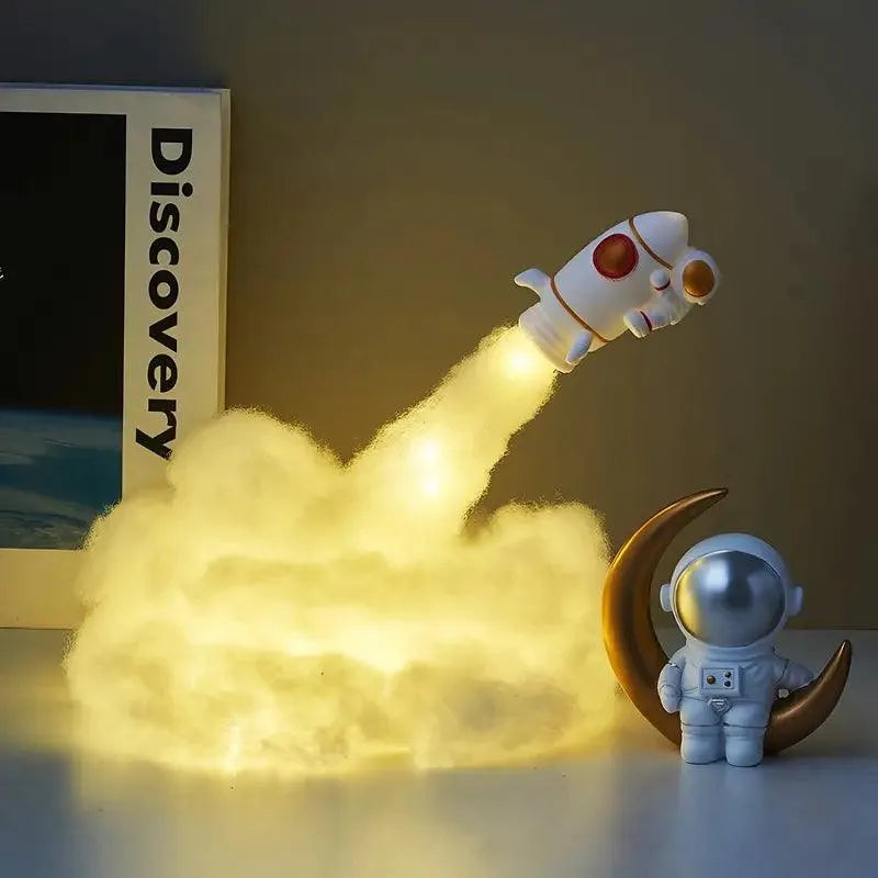 3D Mini Rocket Night Lamp - Bear Hugs