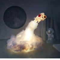 3D Mini Rocket Night Lamp - Bear Hugs