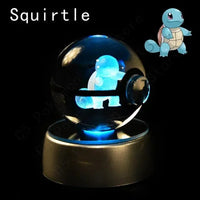 3D Pokemon Crystal Pokeball Night Lamp - Bear Hugs