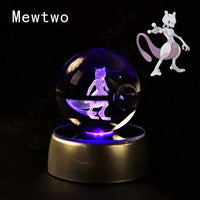 3D Pokemon Crystal Pokeball Night Lamp - Bear Hugs