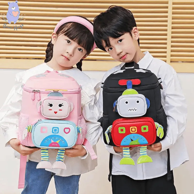 3D Robot Kindergarten Kids Backpack - Bear Hugs