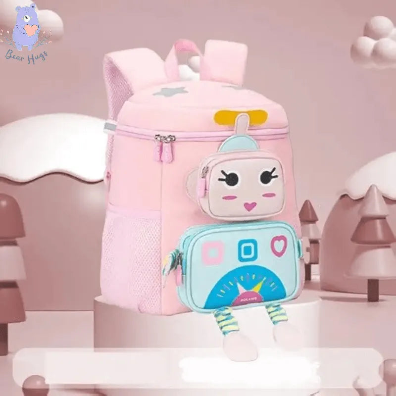 3D Robot Kindergarten Kids Backpack - Bear Hugs