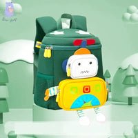 3D Robot Kindergarten Kids Backpack - Bear Hugs