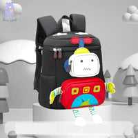 3D Robot Kindergarten Kids Backpack - Bear Hugs