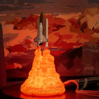 3D Rocket Spaceship Night Light - Bear Hugs