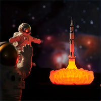 3D Rocket Spaceship Night Light - Bear Hugs