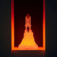 3D Rocket Spaceship Night Light - Bear Hugs