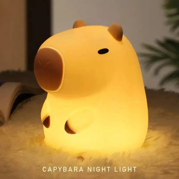 3D Silicon Capybara Night Lamp - Bear Hugs